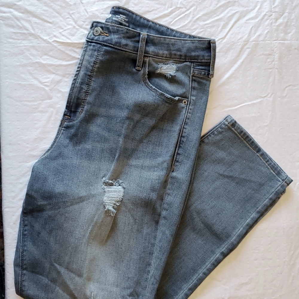 Old Navy Power Slim Straight High Rise Jeans